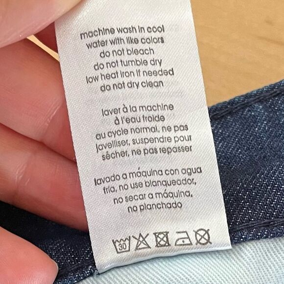 WEWOREWHAT High Rise Wide Leg Jeans in Hayes Wash 28 NWT - Picture 14 of 14